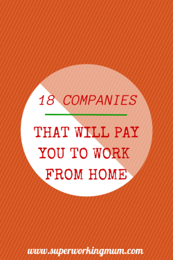 18 companies that will pay you to work from home